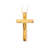 Olive Wood Cross Ornament, 4 inch