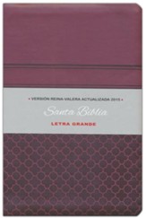 Biblia RVA 2015 Letra Grande, Imitacion Piel, Guinda (Large Print, Imitation Leather, Cherry)
