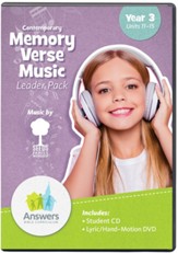 Memory Verse Music Leader Pack Year 3 (Units 11-15); Contemporary