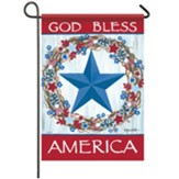 Red, White, And Grapevine Garden Flag, Small