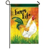 Bright Rooster Garden Flag, Small