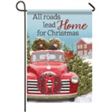 All Roads Lead Home For Christmas, Tree Delivery, Flag, Small