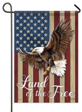 Land of the Free, Eagle, Flag, Small