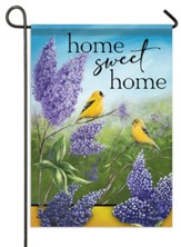 Home Sweet Home, Goldfinch, Flag, Small