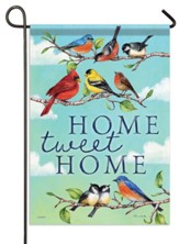 Home Tweet Home, Birds on Branches, Flag, Small