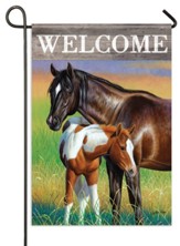 Welcome, Mare and Foal, Flag, Small