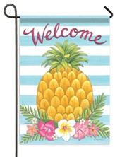 Welcome, Pineapple, Flag, Small