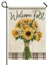 Welcome Fall Bouquet, Small Flag