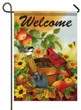 Welcome, Apples & Ivy Garden, Small Flag