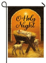 O Holy Night Nativity (Foil), Small Flag