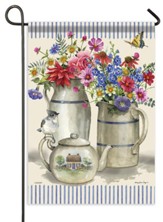 Cottage Bouquets Garden Flag, Small
