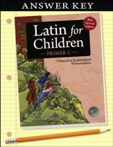 Latin for Children: Primer C, Answer  Key (Revised Edition)