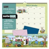 2023 Folk Song, Note Nook Wall Calendar