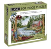 Picnic By The Lake, 500 Piece Puzzle
