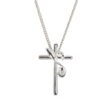 Cross Silver Plated Necklace
