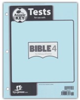 BJU Press Bible 4 Pathway of Promise Assessments Answer Key