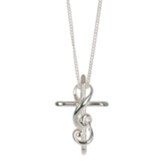 Mobius Cross Necklace