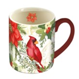 Pointsettia Cardinal, Gift-Boxed Mug