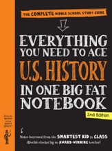 Everything You Need to Ace U.S. History in One Big Fat Notebook: The Complete Middle School Study Guide, 2nd Edition