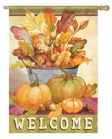Welcome Autumn Bliss Flag, Large