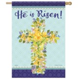 Floral Cross Flag, Large