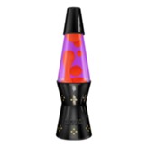 Lava Candle Lamp Gloss, Black Yellow & Purple, 11.5