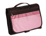 Designer Tri-Fold Cover Pink/Chocolate Large