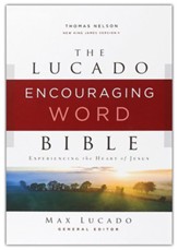NKJV Lucado Encouraging Word Bible, Comfort Print, Leathersoft, Brown