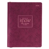 2024 18-Month Planner, Be Still & Know