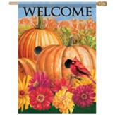 Welcome, Signs Of Fall, Flag, Large