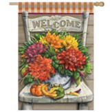 Welcome, Fall Decor, Flag, Large