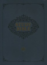 KJV Study Bible--soft leather-look black (indexed)