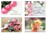 Florals Wedding Cards, Box of 12