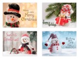 Snowmen Christmas Cards, Box of 12 (KJV)