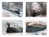 Trains in Winter Christmas Cards, Box of 12 (KJV)