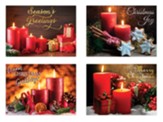 Candles Christmas Cards, Box of 12 (KJV)