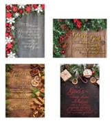 Winter Garland Christmas Cards, Box of 12 (KJV)
