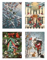 Winter Birds, Assorted Christmas Cards, Box of 12, KJV
