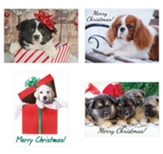 Puppies Christmas Cards, Box of 12 (KJV)