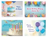Birthday Celebrating You, Box of 12 Cards (KJV)