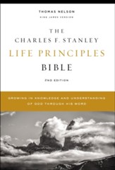 KJV Charles F. Stanley Life Principles Bible, Comfort Print, hardcover