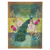 Blessed Journal, Hardcover, Blue Peacock