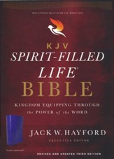 KJV Spirit-Filled Life Bible, Third Edition, Comfort Print--soft leather-look, purple