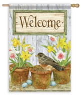 Welcome, Robin, Flag, Large