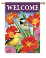 Friendly Welcome Flag, Large