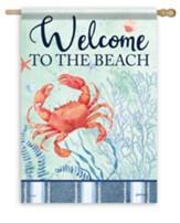 Welcome to the Beach, Crab, Flag, Large