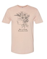 She is Strong Shirt, Pink, Small