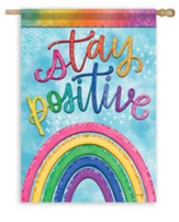 Stay Positive Flag, Large