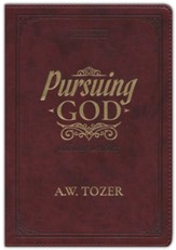 Pursuing God Devotional LP, Soft Leather-look