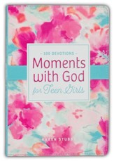 Moments with God for Teen Girls Devotional, Soft Leather-look